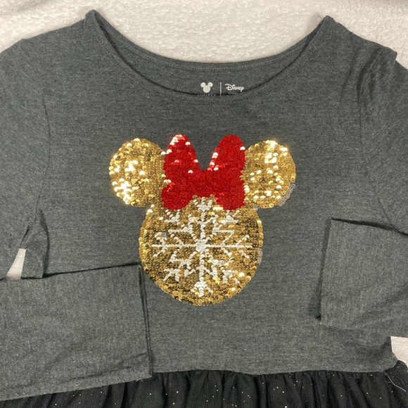 Disney jumping beans limited edition flip sequin Minnie Mouse tulle dress 10 - Picture 2 of 8